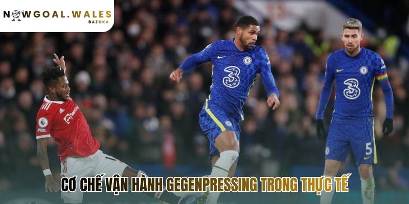 Vận hành Gegenpressing đòi hỏi sự kết hợp chiến thuật hoàn hảo